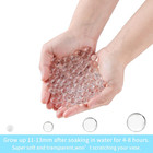 100 000 Clear Water Gel Beads For Vases transparent Gel Water Pearls Bead vase F