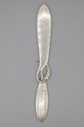 Georg Jensen Sterling Silver Ornamental Letter Opener  117 Denmark     6 5 8  Long