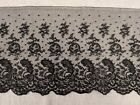 Victorian 19th C Wide Silk Lace Trim Old Stock