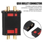 20 Pairs Qs8-s Anti-spark Connector Set Male And Female For Rc Lipo Battery 8mm