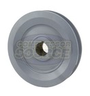 Cast Iron 5  Single Groove Pulley V Style B Belt 5l For 7 8 Inch Keyed Shaft