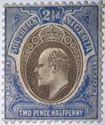 Travelstamps   1907 Southern Nigeria Stamps Sc  24  Mint Og Light Hinge  2 1 2d