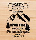 Vinyl Decal Car Truck Sticker Bible Verses 1st Peter 5 7 Cast All Your Anxiety