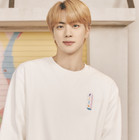 Bts X Fila Dynamite Collection Jin Sweatshirt   Photocard   Strap Keyring