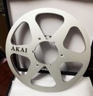 One Pair Silver 10 5   Aluminium Tape Reel For Akai Reel To Reel Tape Recorde