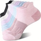 5 Pairs Ladies Breathable Ankle Socks Sweat-wicking For Running Daily Sports
