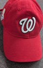 New Era 9twenty Washington Nationals Hat Cap 2019 World Series Patch Red Mlb
