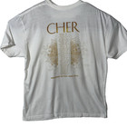 Cher Closer To The Truth Dressed To Kill Tour 2014 White Concert T-shirt Sz Xl