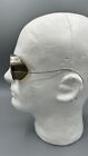 Antique Amber Willson Sunglasses Goggles Spectacles Steampunk Safety Glasses Vtg
