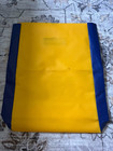 St Louis Blues Game Used Pro Stock Skate Bag Yellow Blue Nhl
