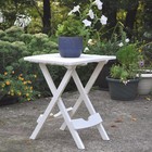 Adams Manufacturing 8500-48-4702 Plastic Quik-fold Side Table 2 Pack  White