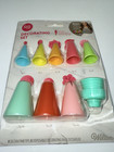 Ro Rosanna Pansino Nerdy Nummies Decorating Set Wilton 9 Piece Tip