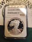 2010  W Proof Silver Eagle Ngc Pf70 Brown Label Ej117
