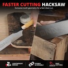 9  In Japanese Double Edge Sided Pull Hand Saw Sawing Trim Wood Cutting Grip