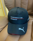 Sale Porsche Motorsport Puma Black Adjustable Racing Hat Cap Logo Unisex New