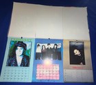 Lot- 6  Vintage Unused Cure Large Wall Calendar poster 1989 1990 1991 1992 1993