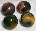 4-jabo Classic  assorted Swirls   60 - 62  Marbles - Combined Shipping