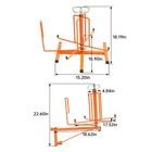 100lbs Cable Spool Dispenser Floor Or Stud Mounted Steel Wire De-reeler Reel Mc