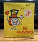 Vintage Dum Dums 3 Cent 120 Count Empty Candy Box 1950   s- 1960s  No Upc