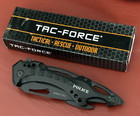 8  Black Assisted Tac-force Police Folding Blade Pocket Knife New