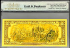 2003 Series  2 Bill Us Banknote In Sleeve W Coa - 99 9  24k Gold