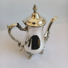 Silver Plated Tea Set Two Teapots And Sugar Bowl