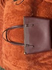 Nwt Authentic Michael Kors Mk Ciara Large Top Zip Tote Merlot