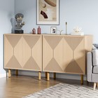Sideboard Buffet Cabinet  58  Kitchen Accent Storage Cabinet Coffee Bar Cabinet
