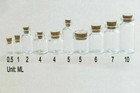 20 50 100pcs Small Glass Bottles Corks Tiny Clear Vials Transparent 0 5ml-10ml
