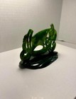 Rare Peter Cleghorn New Zealand Maori Tiki Nephrite Jade Hand Carved Figurine