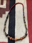 Old Native Trade Beads White Hearts Faceted Cornelines Rare Chevrons