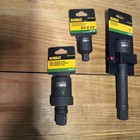 New  Dewalt 3 4  Drive Impact Universal Joint  Adapter  Extensions Dwmt753740sp
