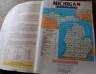 Large 15 5  X 11  Michigan Atlas   Gazetteer Detailed Mapping 