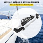 Hc5358-3 Hydraulic Outboard Steering Cylinder Marine Rotary Pump Ram Up To 300hp