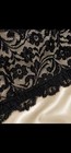 Vintage Smart   Sexy Black Lace Underwire Bra 38dd Floral Sheer Late 1990s y2k      