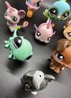 Littlest Pet Shop Lps Lot Set 17 Sparkle Cat Dogs Poodle Armadillo Gecko Read