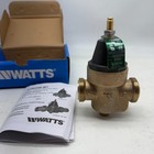 Watts 3 4 In  Brass Mpt X Fpt Pressure Reducing Valve 3 4 Lfn45bm1-u