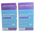 2 Pack Xoryten Feminine Comfort Vaginal Moisturizer 12 Inserts Each Expire 01 29