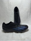 Adidas Men   s Slip-on Soccer Cleats Low Top Athletic Shoes Black blue