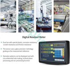 2 3 Axis Digital Readout Lcd Dro Display Linear Scales Kit For Bridgeport Mill