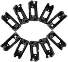 10pcs Black Battery Holder Case Box Clip For Cr123 Cr123a Lithium Battery