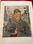 Third Reich Soldier Holding Camera Hdk Munchen Art Print 1941 Ww2 Wwii German