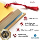 100 Pieces Gold Bookmark Tassels 2 Floss Tassels 4 Loop For Crafts And Gifts