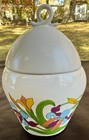 Vtg Tabu Perfume Jar Catch All Dana Dusting Powder Retro 1980   s Floral Iris