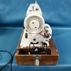 Vtg Steel New Home  443s Janome Heavy Duty Sewing Machine Works - Read