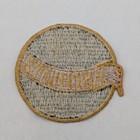 Vintage Schlitz Beer Patch Globe Logo Embroidered Red Yellow Blue     Breweriana