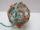 Authentic 3 1 4 Inch Japanese Netted Glass Float Ball Buoy  2 5c2336 