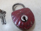 Padlock vintage with 2 Keys