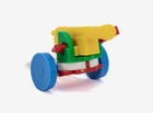 Vintage Post Cereal Premium Toy Plastic Cannon Puzzle Keychain 1960s