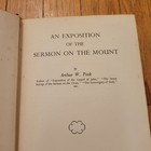 An Exposition Of The Sermon On The Mount Arthur W Pink 1953 Hc Book Christian